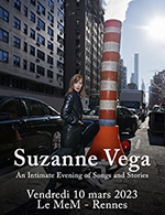 Book the best tickets for Suzanne Vega - Le Mem - Rennes - March 10, 2023 Book the best tickets for Suzanne Vega - Le Mem - Rennes - March 10, 2023