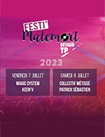 Réservez les meilleures places pour Festi'malemort - Terrain Pasteur - Du 7 juil. 2023 au 8 juil. 2023