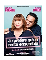 Book the best tickets for Je Prefere Qu'on Reste Ensemble - Espace Pierre Bachelet -  Dec 9, 2023