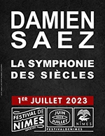 Book the best tickets for Damien Saez - Arenes De Nimes -  Jul 1, 2023