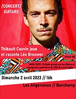 Book the best tickets for Thibault Cauvin - Centre Culturel Les Angenoises -  April 2, 2023