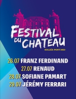 Réservez les meilleures places pour Festival Du Chateau Franz Ferdinand - Parc Du Chateau - Sollies - Le 26 juil. 2023