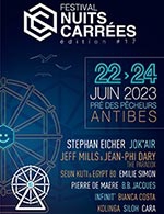 Book the best tickets for Les Nuits Carrees 2023 Pass 3 Soirs - Esplanade Pre Pecheurs Antibes - From Jun 22, 2023 to Jun 24, 2023