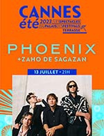 Book the best tickets for Phoenix - Terrasse Du Palais Des Festivals -  July 13, 2023