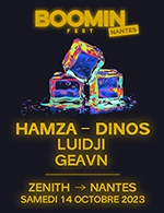 Réservez les meilleures places pour Boomin Fest - Nantes - Zenith Nantes Metropole - Le 14 octobre 2023