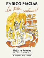 Book the best tickets for Enrico Macias - Theatre Femina -  December 5, 2023