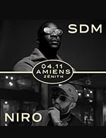 Réservez les meilleures places pour Niro - Sdm - Zenith D'amiens - Le 4 nov. 2023