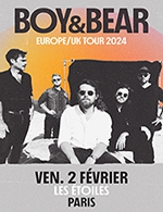 Book the best tickets for Boy & Bear - Les Etoiles -  February 2, 2024