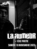 Book the best tickets for La Rumeur - Le Plan - Grande Salle -  November 18, 2023