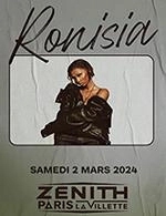 Réservez les meilleures places pour Ronisia - Zenith Paris - La Villette - Le 2 mars 2024