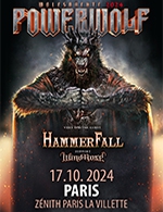 Réservez les meilleures places pour Powerwolf - En tournée - Du 9 octobre 2024 au 17 octobre 2024