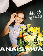 Réservez les meilleures places pour Anais Mva - La Cigale - Le 14 mars 2024