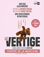 Réservez les meilleures places pour Le Vertige - Theatre De La Madeleine - Du 1 février 2024 au 31 mars 2024