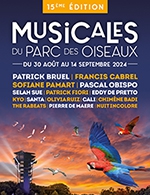 Book the best tickets for Pascal Obispo - Parc Des Oiseaux -  September 5, 2024