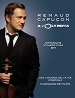 Réservez les meilleures places pour Renaud Capucon - L'olympia - Le 10 mars 2024