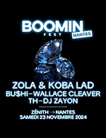 Réservez les meilleures places pour Boomin Fest - Zenith Nantes Metropole - Le 23 novembre 2024