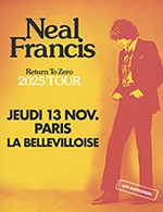 Réservez les meilleures places pour Neal Francis - La Bellevilloise - Le 13 novembre 2025 Réservez les meilleures places pour Neal Francis - La Bellevilloise - Le 13 novembre 2025