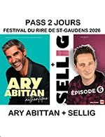 PASS 2 JOURS FESTIVAL SAINT GAUDENS - PASS 2 JOURS ARY ABITTAN   SELLIG