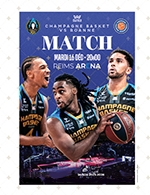 Book the best tickets for Champagne Basket / Roanne - Reims Arena - December 16, 2025 Book the best tickets for Champagne Basket / Roanne - Reims Arena - December 16, 2025