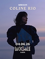 Réservez les meilleures places pour Coline Rio - La Cigale - Le 4 juin 2026 Réservez les meilleures places pour Coline Rio - La Cigale - Le 4 juin 2026