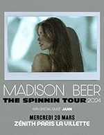 Réservez les meilleures places pour Madison Beer - Zenith Paris - La Villette - Le 20 mars 2024