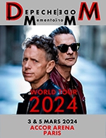 Réservez les meilleures places pour Depeche Mode - Accor Arena - Le 5 mars 2024